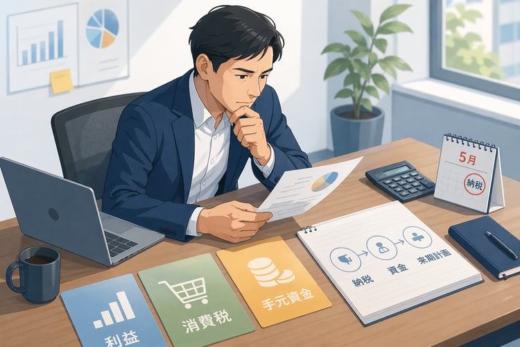 3月決算で納税額が高いと感じた社長へ｜利益・消費税・手元資金の確認ポイント