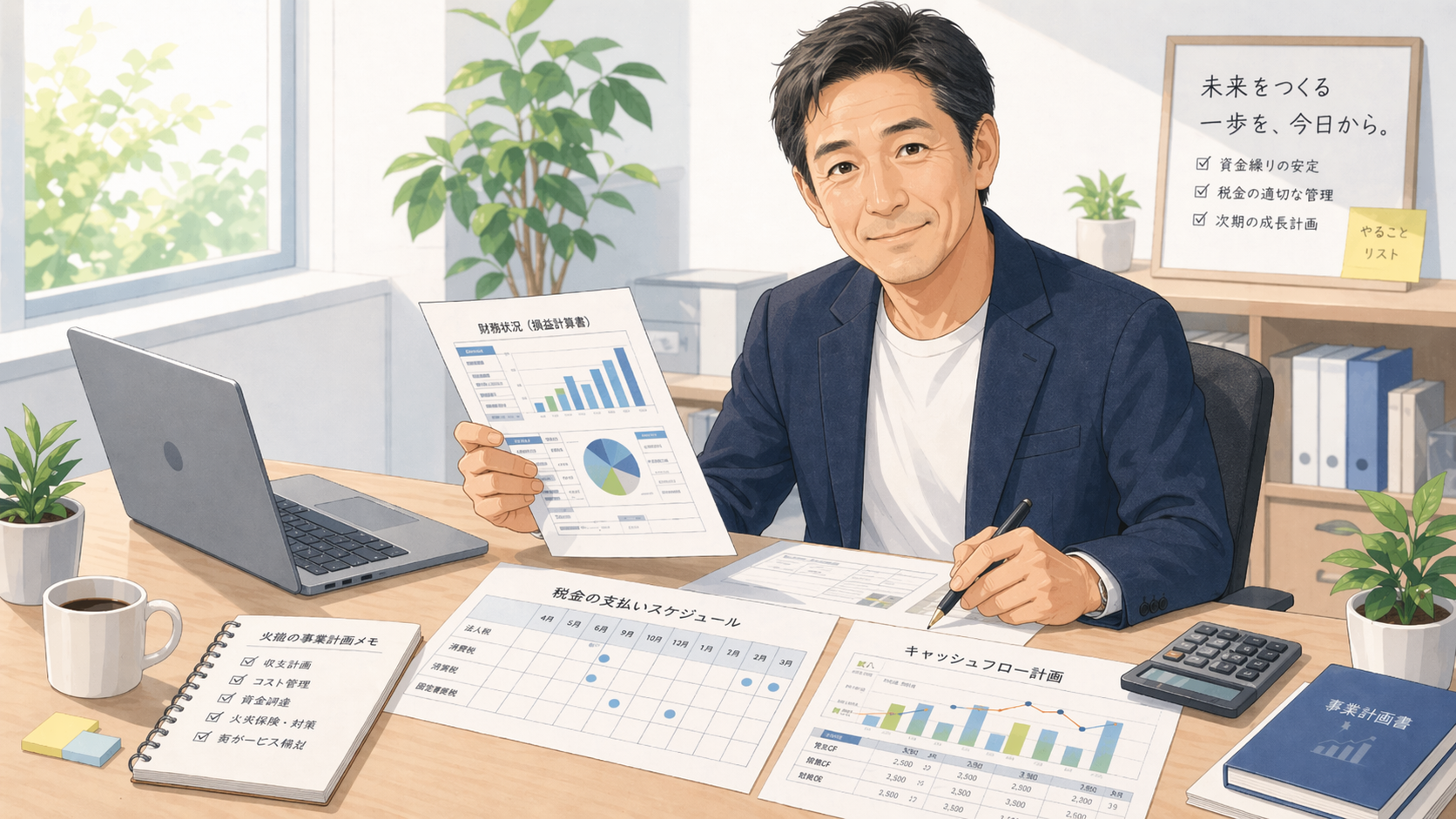 3月決算後、5月に社長が確認すべきこと｜納税額・資金繰り・来期の見直しポイントサムネイル画像