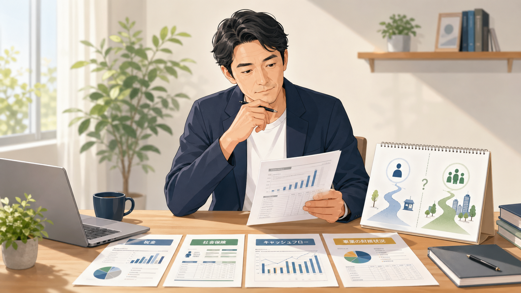【モデルケースで考える】利益600万円の個人事業主は法人化すべき？税金・社会保険・手元資金で整理サムネイル画像